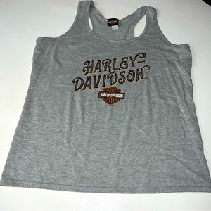 SALE! Ladies gray Harley Davidson tank